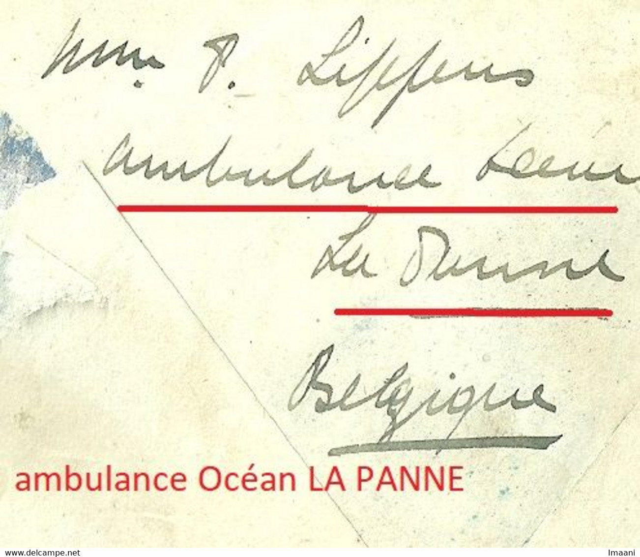 141 Op Brief PMB 2 16/3/17 -> GSTAAD, Strook CENSURE+stempel LETTRE PARVENUE OUVERT A LA CENSURE MILITAIRE (Rare (B8844 - Belgisch Leger