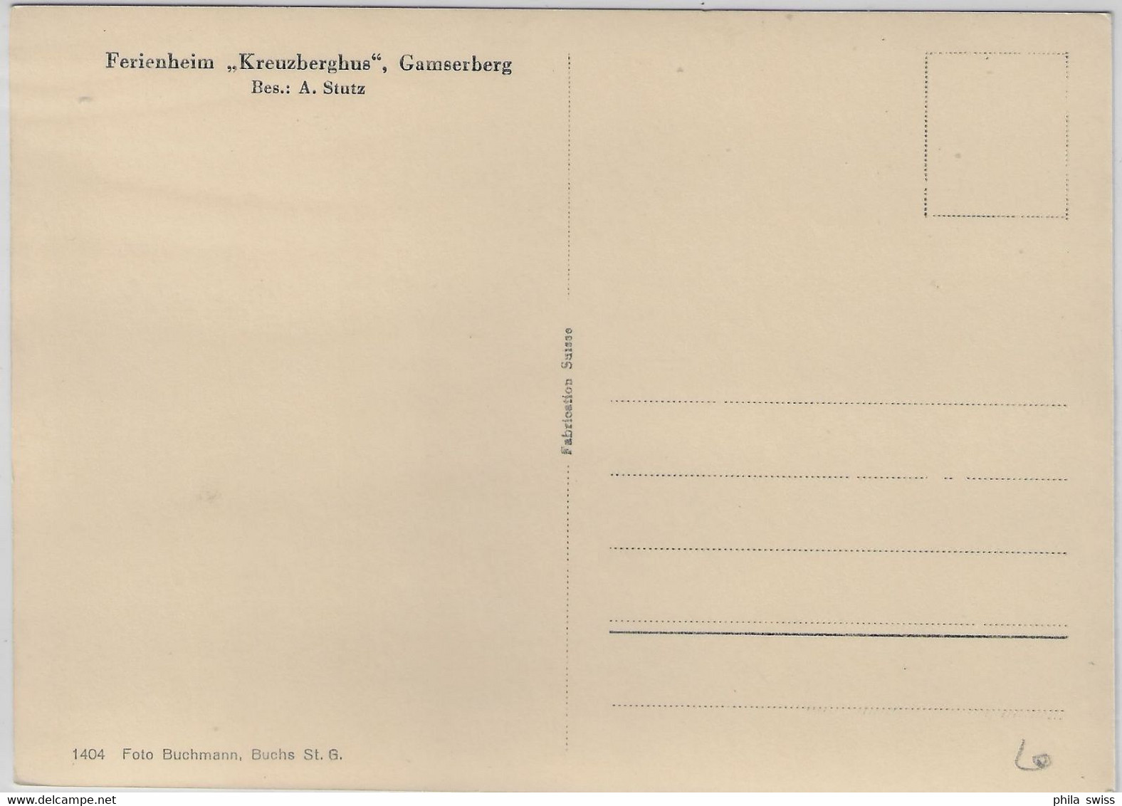 Ferienheim Kreuzberghus Gamserberg SG - Gams