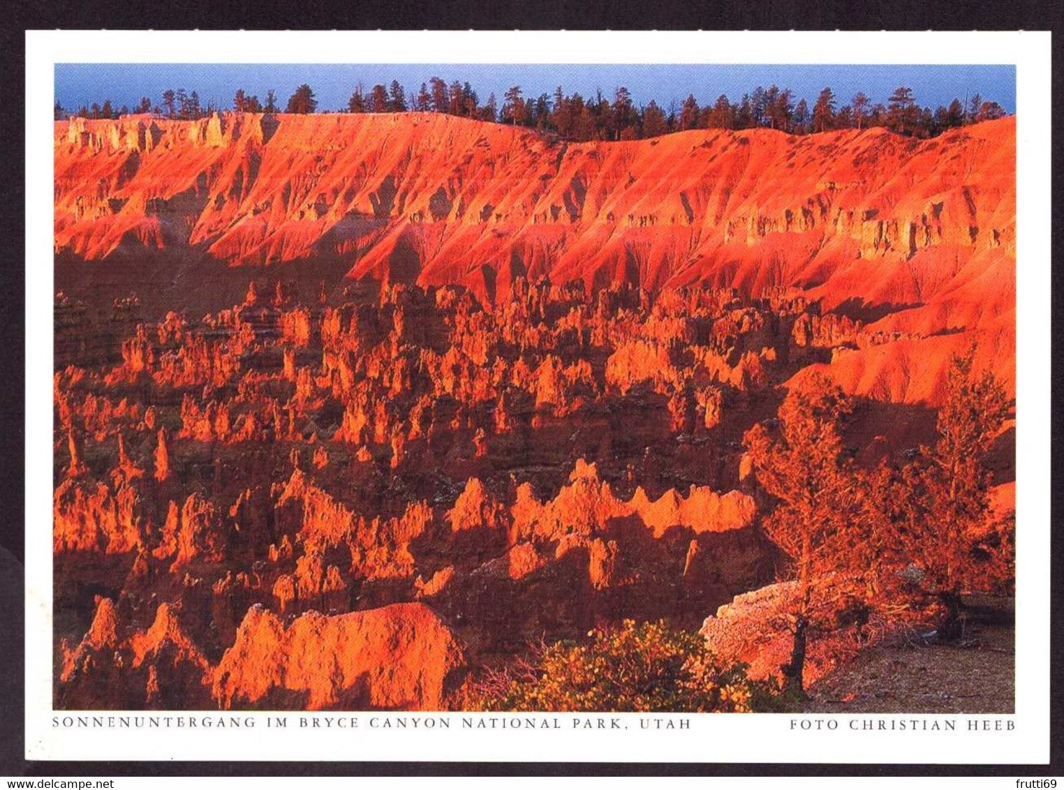 AK 001884 USA - Utah - Bryce Canyon National Park - Sonnenuntergang - Bryce Canyon