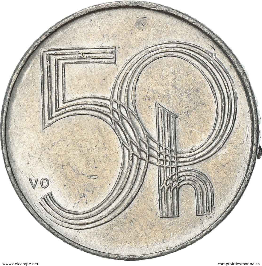 Monnaie, République Tchèque, 50 Haleru, 1996, TTB+, Aluminium, KM:3.1 - Seychelles