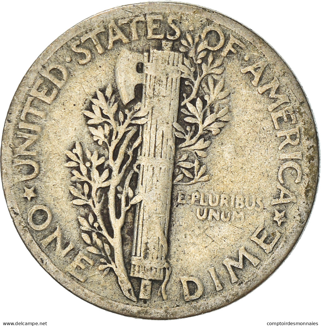 Monnaie, États-Unis, Mercury Dime, Dime, 1941, U.S. Mint, Philadelphie, B+ - 1916-1945: Mercury (Mercure)