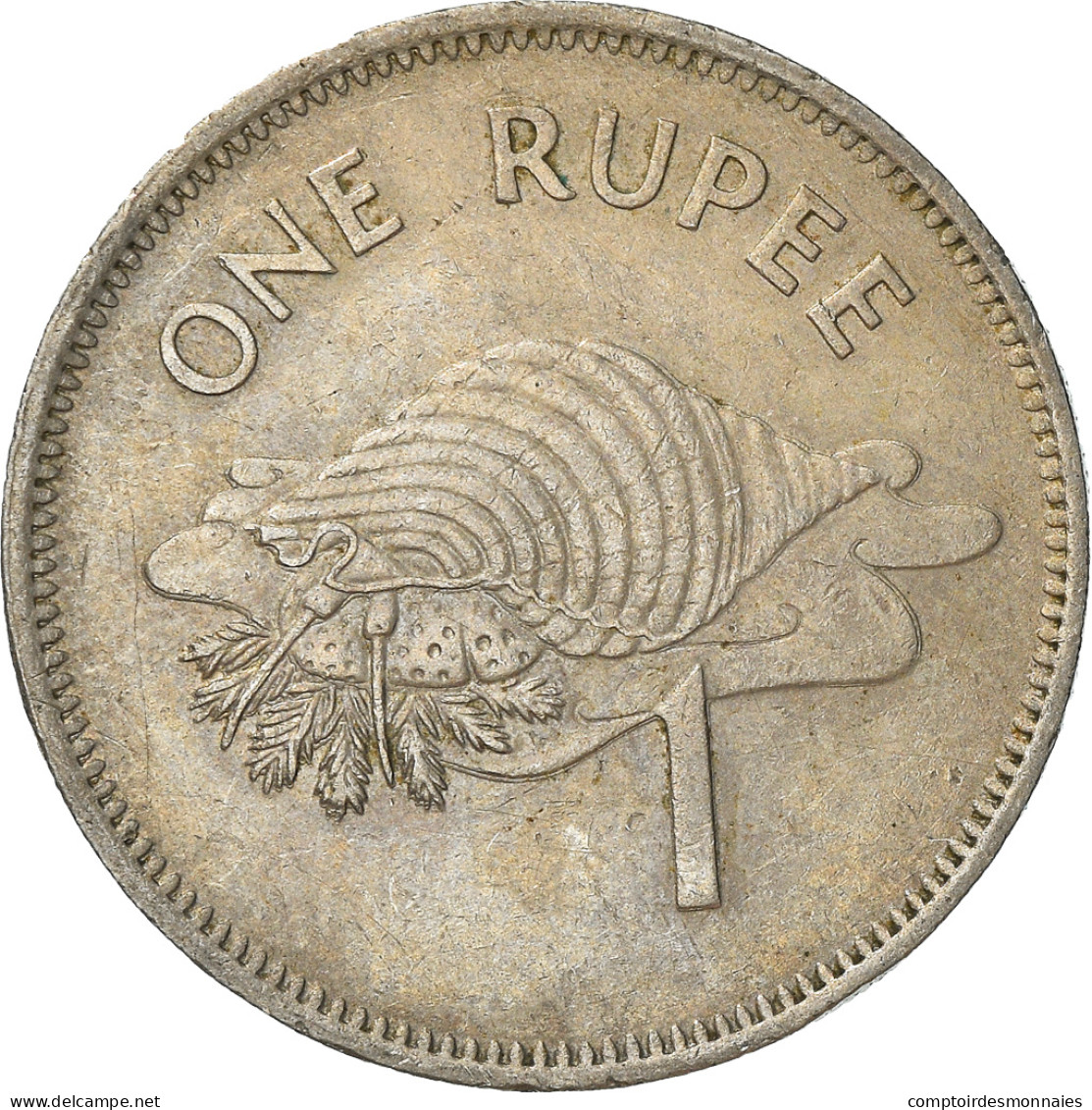 Monnaie, Seychelles, Rupee, 1982, British Royal Mint, TB+, Copper-nickel - Seychelles