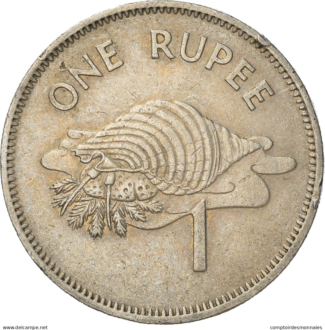 Monnaie, Seychelles, Rupee, 1982, British Royal Mint, TTB+, Copper-nickel - Seychellen