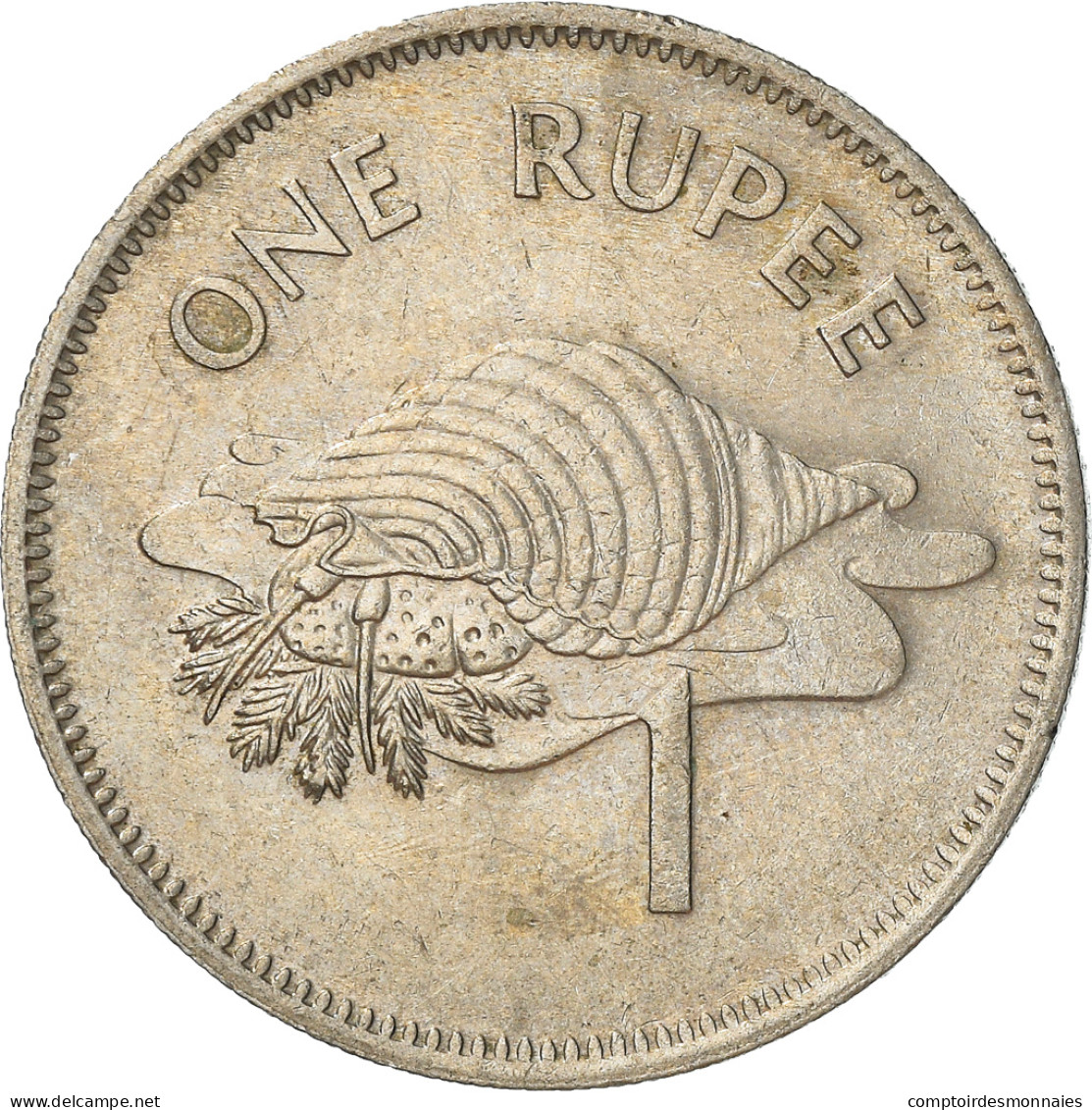 Monnaie, Seychelles, Rupee, 1982, British Royal Mint, TB, Copper-nickel, KM:50.1 - Seychelles