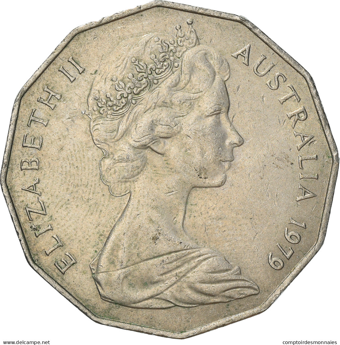 Monnaie, Australie, Elizabeth II, 50 Cents, 1979, TTB+, Copper-nickel, KM:68 - 50 Cents