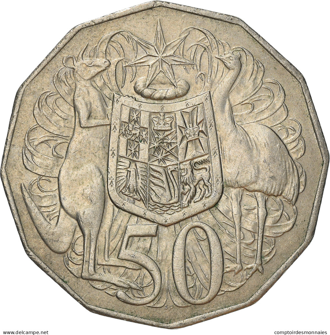 Monnaie, Australie, Elizabeth II, 50 Cents, 1979, TTB+, Copper-nickel, KM:68 - 50 Cents