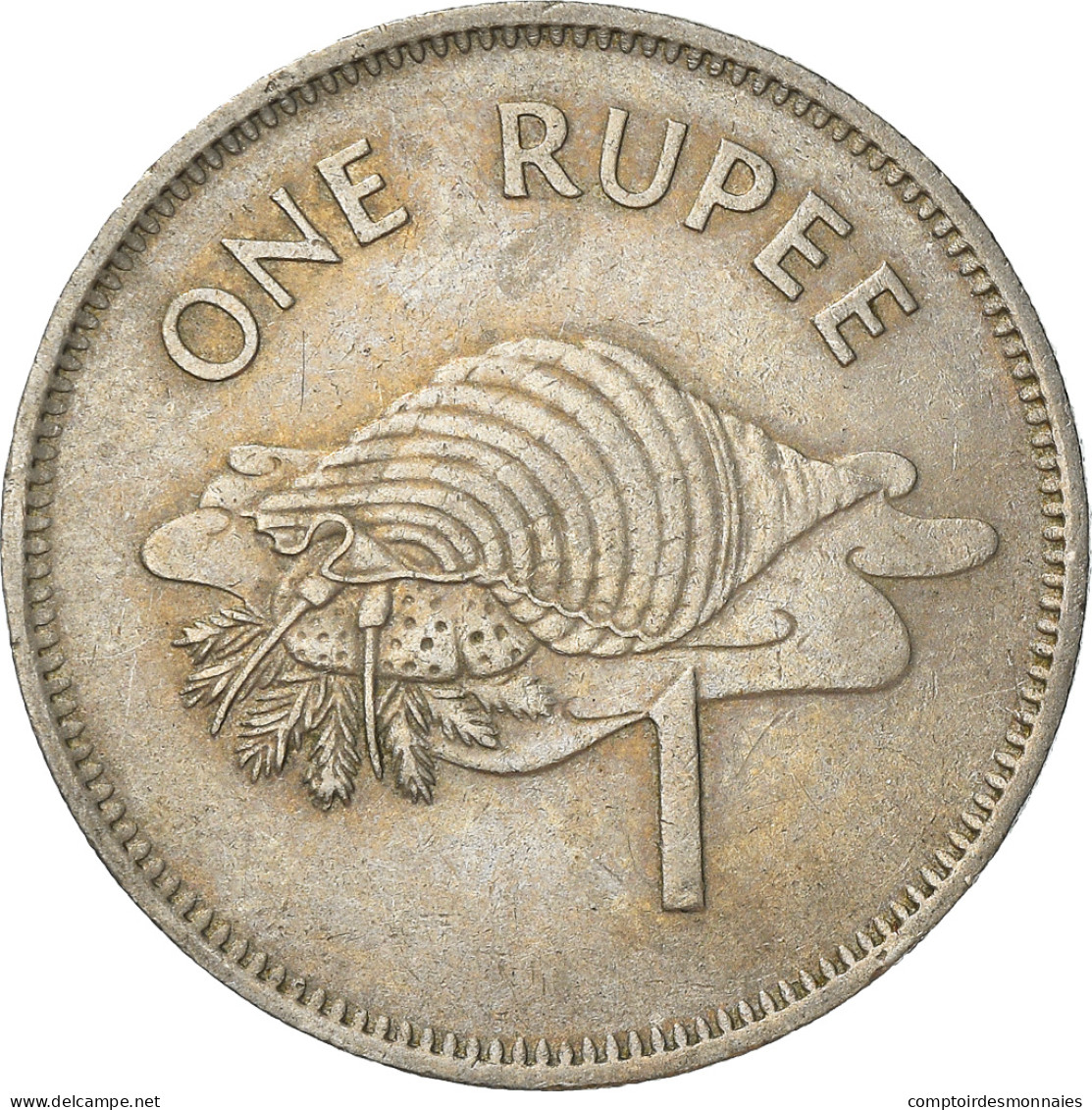 Monnaie, Seychelles, Rupee, 1982, British Royal Mint, TTB, Copper-nickel - Seychelles