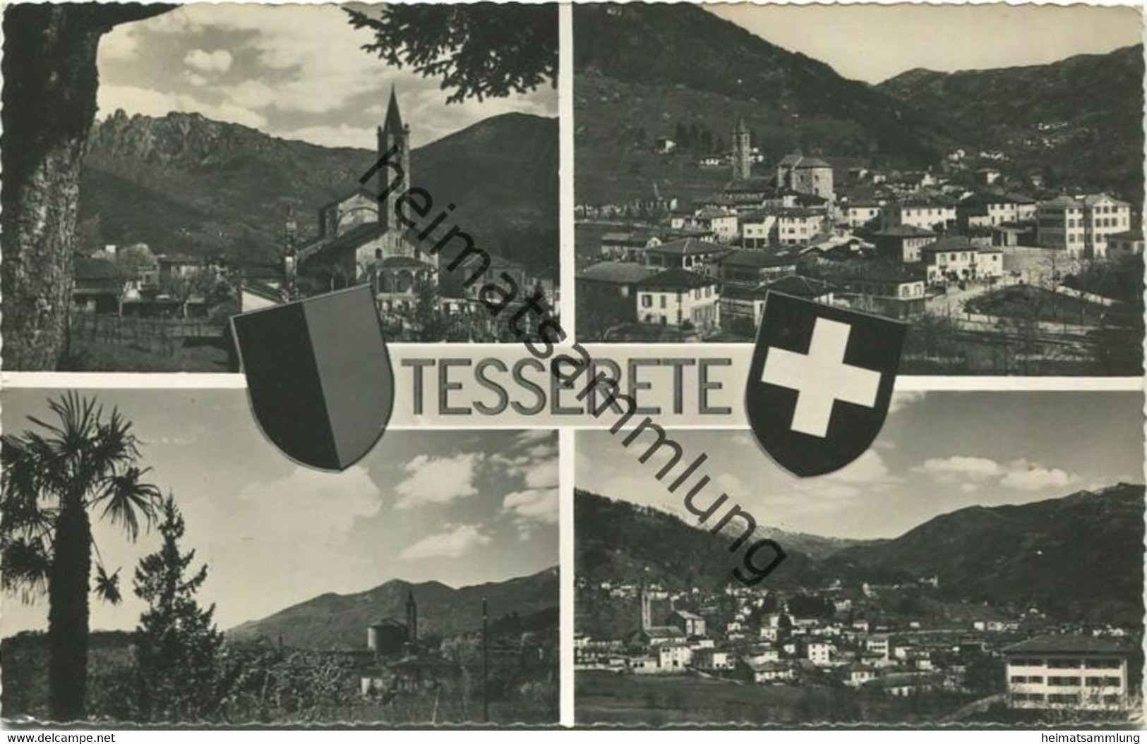 Tesserete - Kirche - Verlag Eralfoto Chiasso - Briefmarke Entfernt Gel. - Chiasso