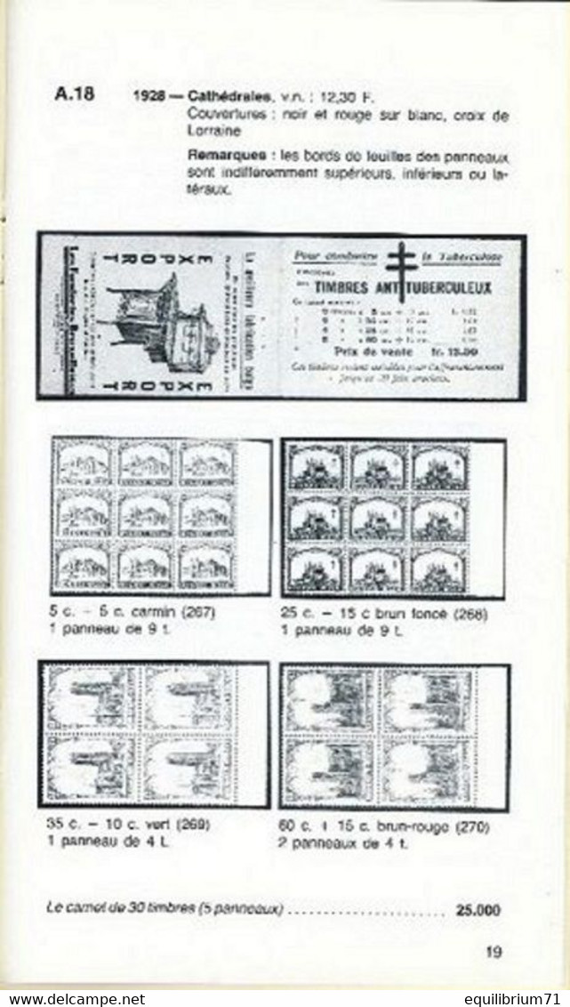 Catalogue Officiel / Officiële Catalogus - Timbres-poste En Carnets 1907-1978 - Belgique & Congo Belge - Markenheftchen