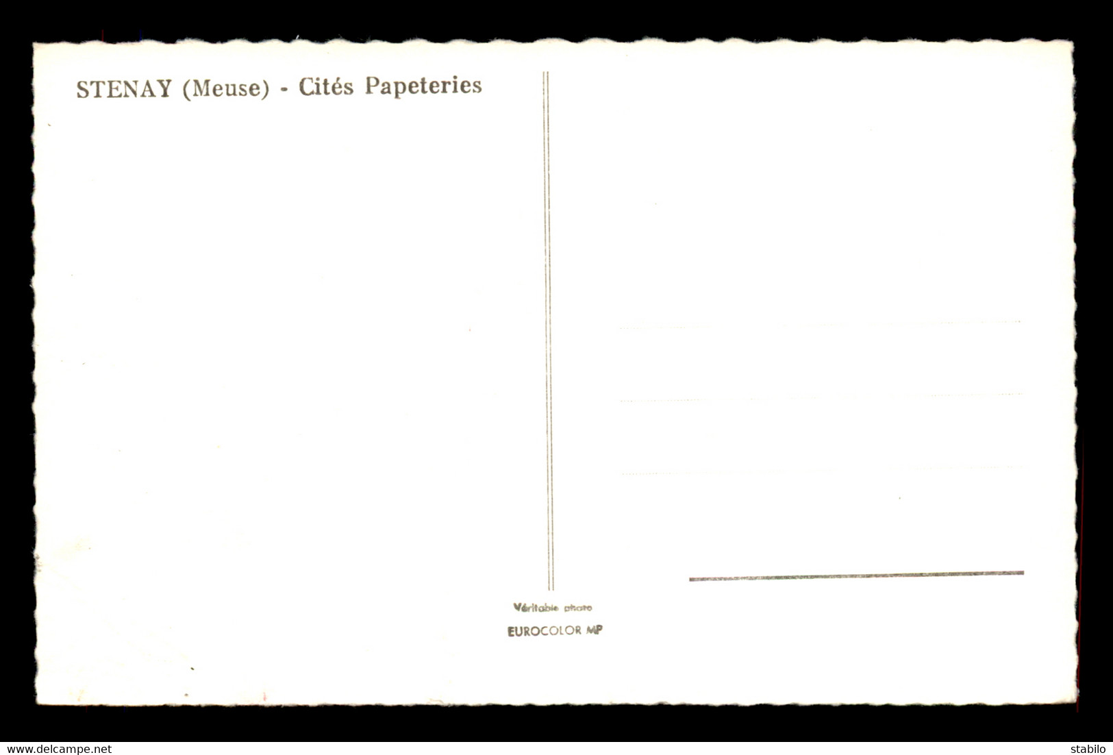 55 - STENAY - CITES PAPETERIES - Stenay