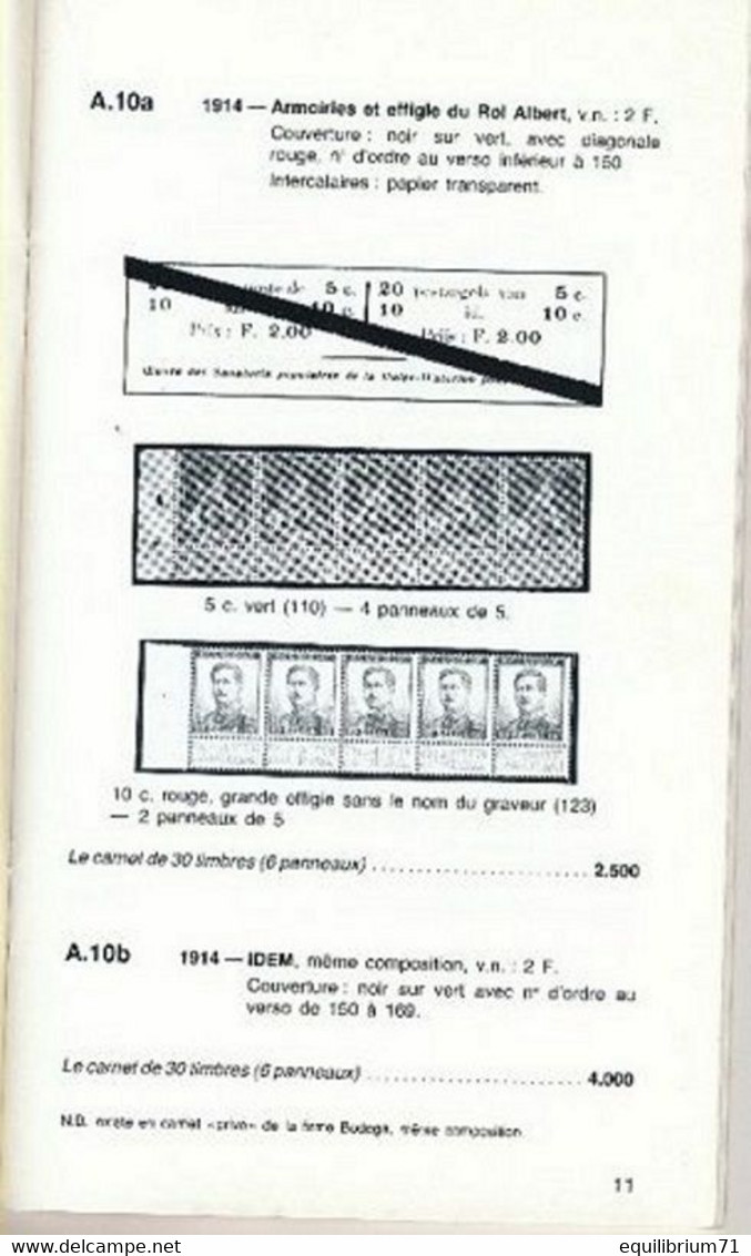 Catalogue Officiel / Officiële Catalogus - Timbres-poste En Carnets 1907-1978 - Belgique & Congo Belge - Belgique