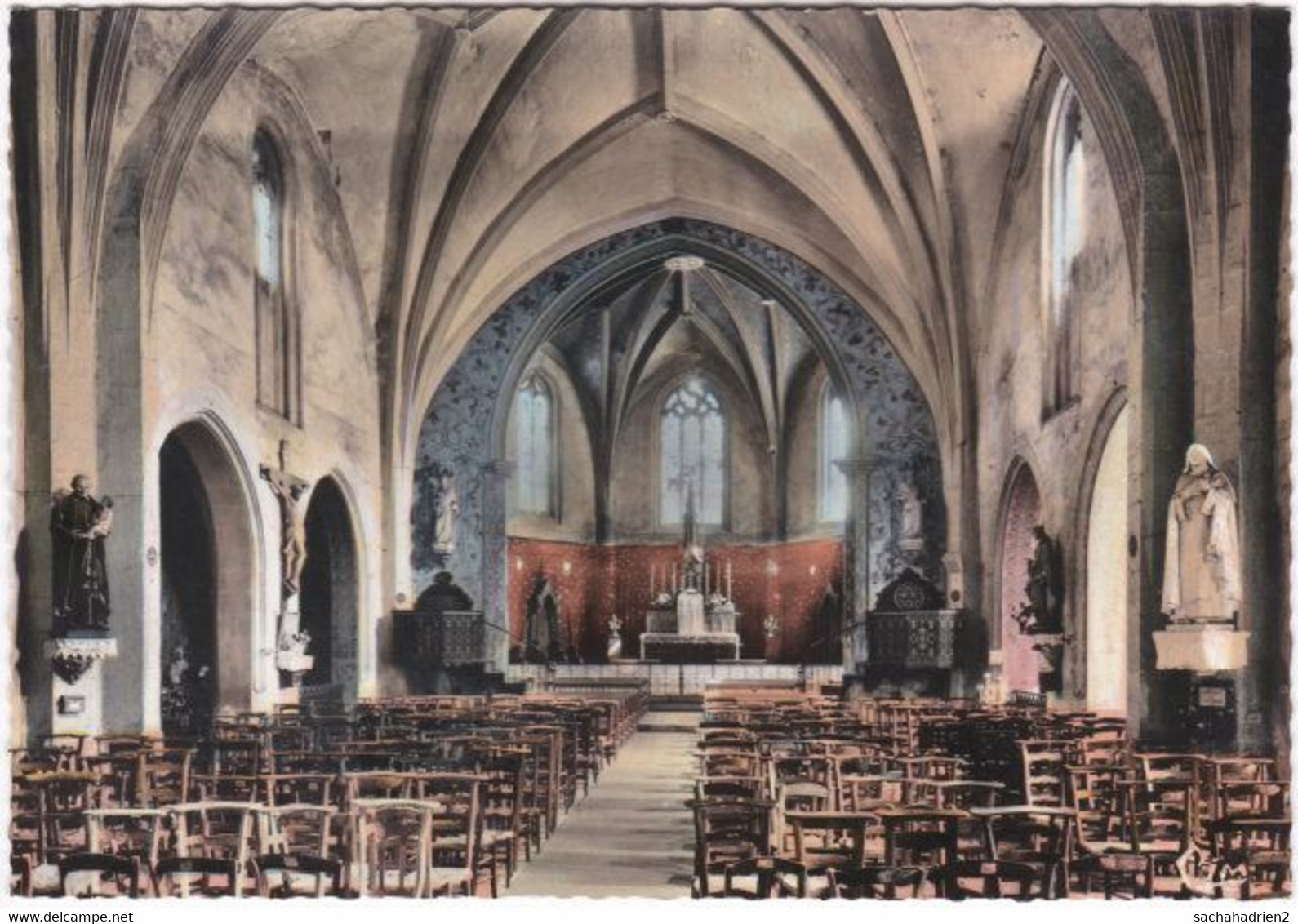 40. Gf. SABRES. Intérieur De L'Eglise. 18 - Sabres