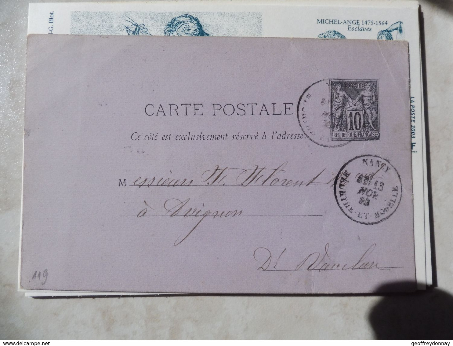 France Frankrijk Entier Postaux  Lot Tous Diffférents 15 Oblitéré Et 2 Neuf Tous Etat Parfait ( Pas De Pli Ni Tache ) - Lots Et Collections : Entiers Et PAP