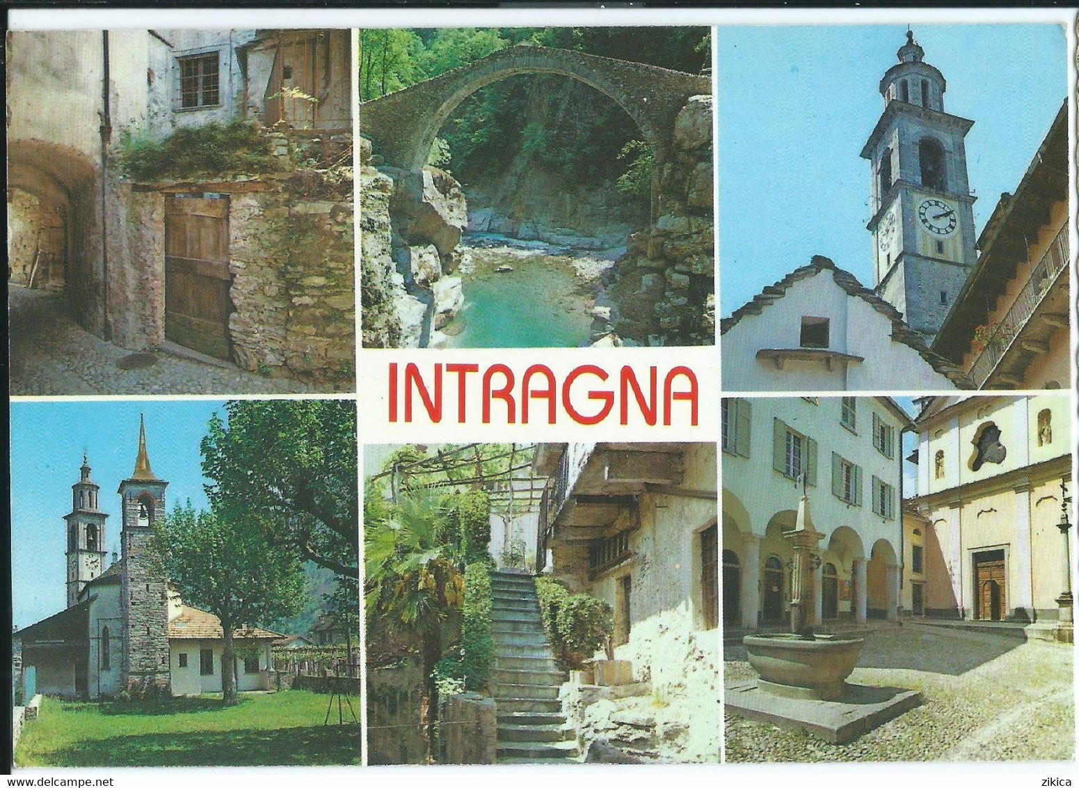 Switzerland > TI Ticino - Intragna ,nice Stamp Circus,canceled 2002 - Intragna