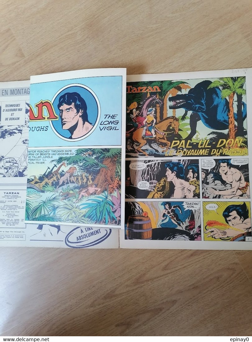 TARZAN - GEANT N° 16 - Année1973 - PAL UL DON LE ROYAUME DU PASSE - Le Seigneur De La Jungle - EDGAR RICE BURROUGHS - Tarzan