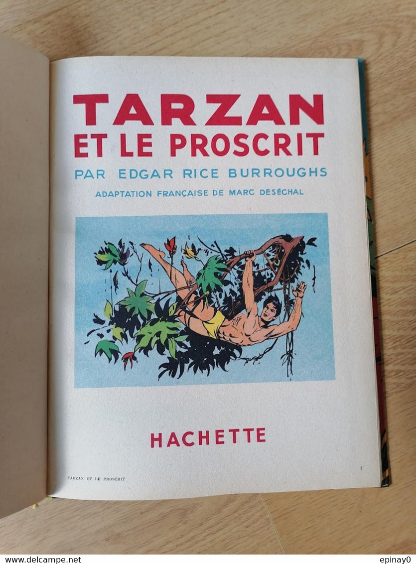 TARZAN - N° 15 Année1951 - VENTE à PRIX FIXE -  LE PROSCRIT - Le Seigneur De La Jungle - EDGAR RICE BURROUGHS - Tarzan