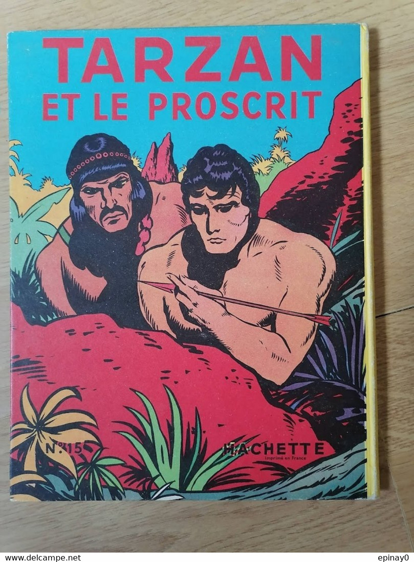 TARZAN - N° 15 Année1951 - VENTE à PRIX FIXE -  LE PROSCRIT - Le Seigneur De La Jungle - EDGAR RICE BURROUGHS - Tarzan