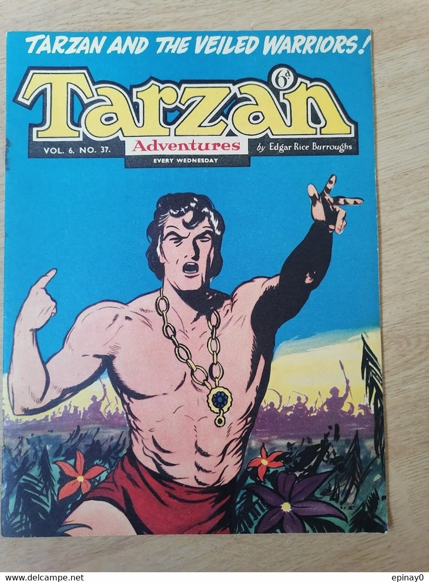 TARZAN - N° 37 - Année 1956 - édition Anglais - Le Seigneur De La Jungle - EDGAR RICE BURROUGHS - Newspaper Comics