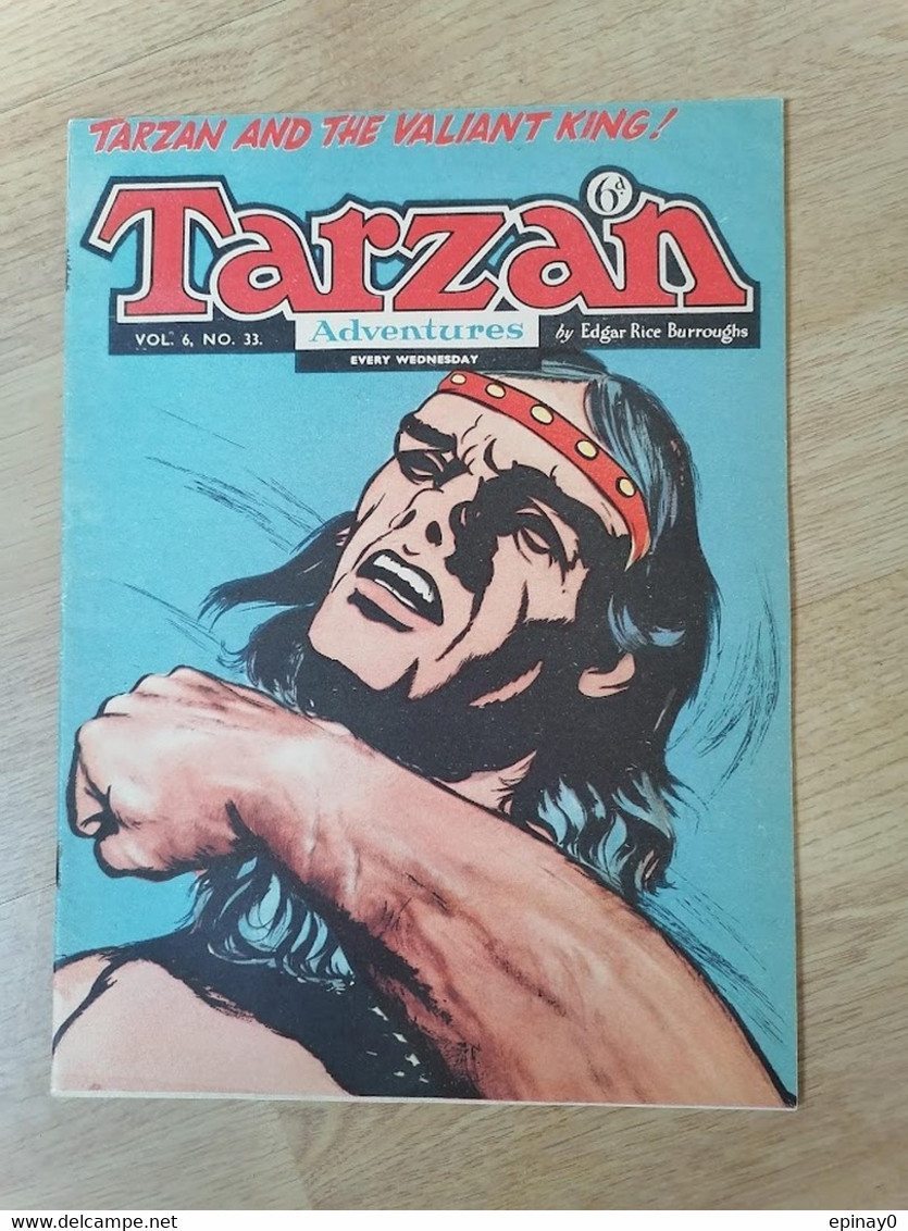 TARZAN - N° 33 - Année 1956 - édition Anglais - Le Seigneur De La Jungle - EDGAR RICE BURROUGHS - Striptijdschriften