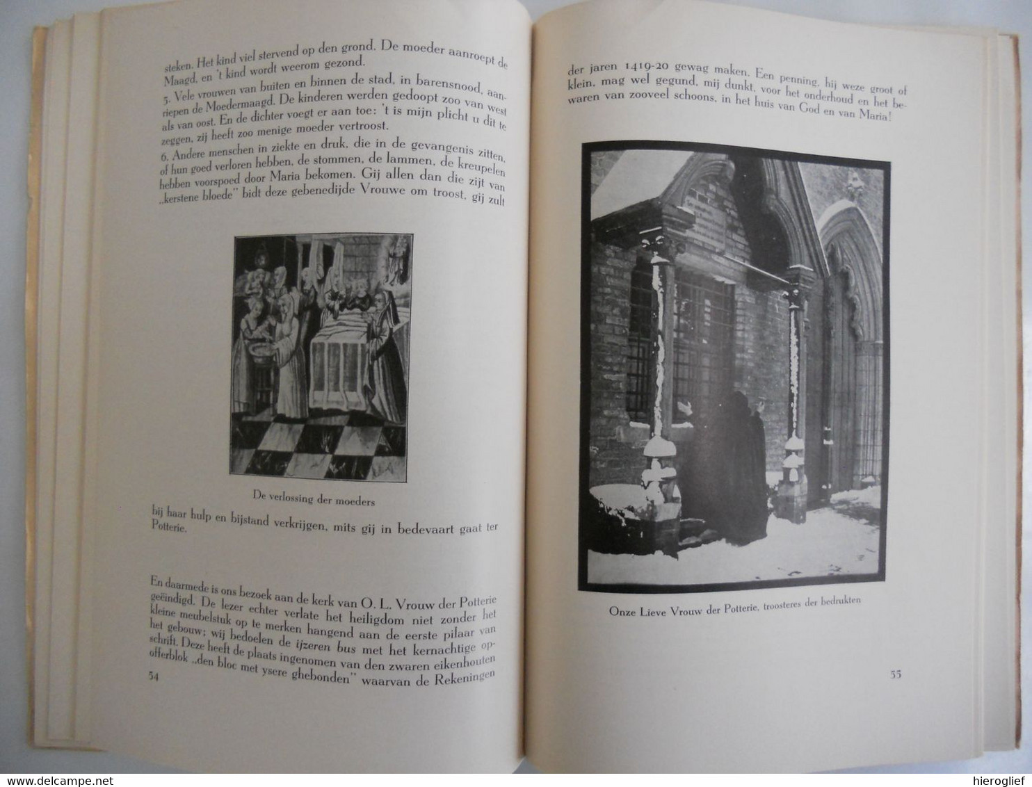 Onze-Lieve Vrouw ter Potterie te Brugge geïllustreerde gids door A. Maertens pastoor gasthuis kerk rusthuis