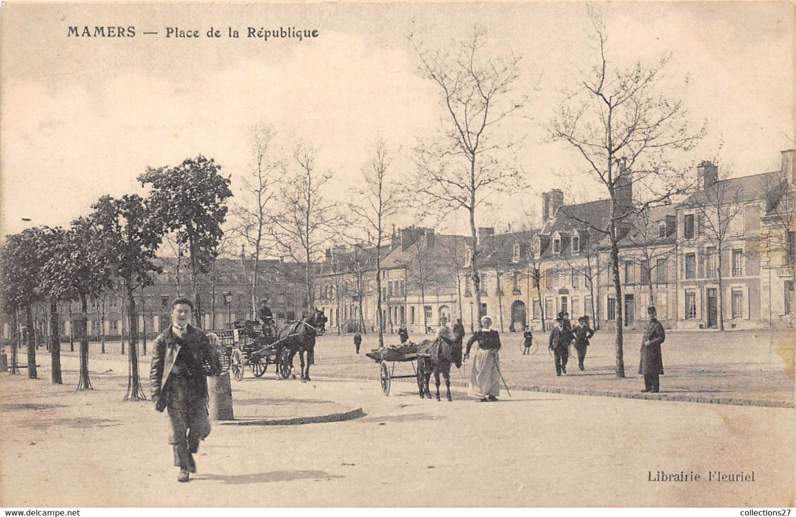 72-MAMERS- PLACE DE LA REPUBLIQUE - Mamers