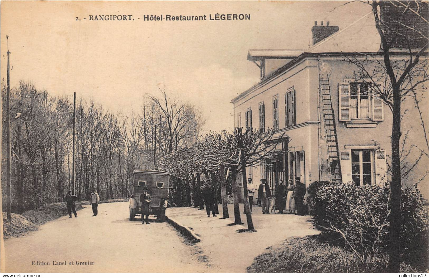 78-RANGIPORT-GARGENVILLE- HÔTEL RESTAURANT LEGERON - Gargenville