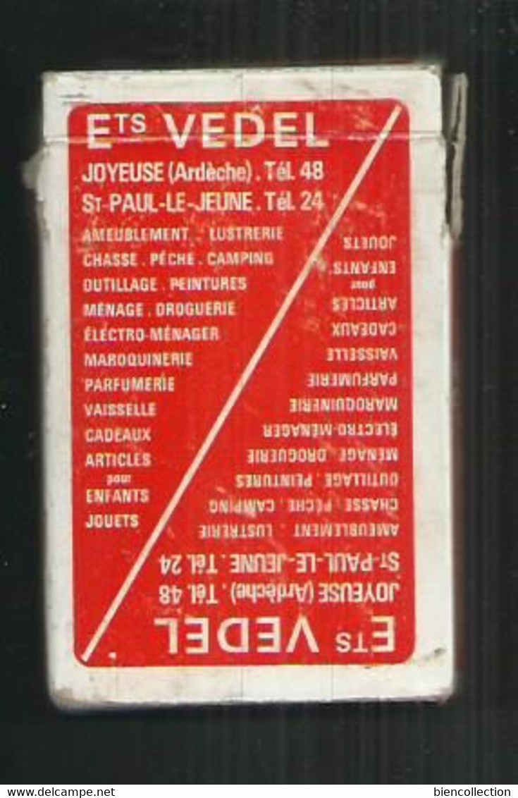 Jeu De 32 Cartes Publicité Vedel à Joyeuse (Ardèche) - 32 Kaarten