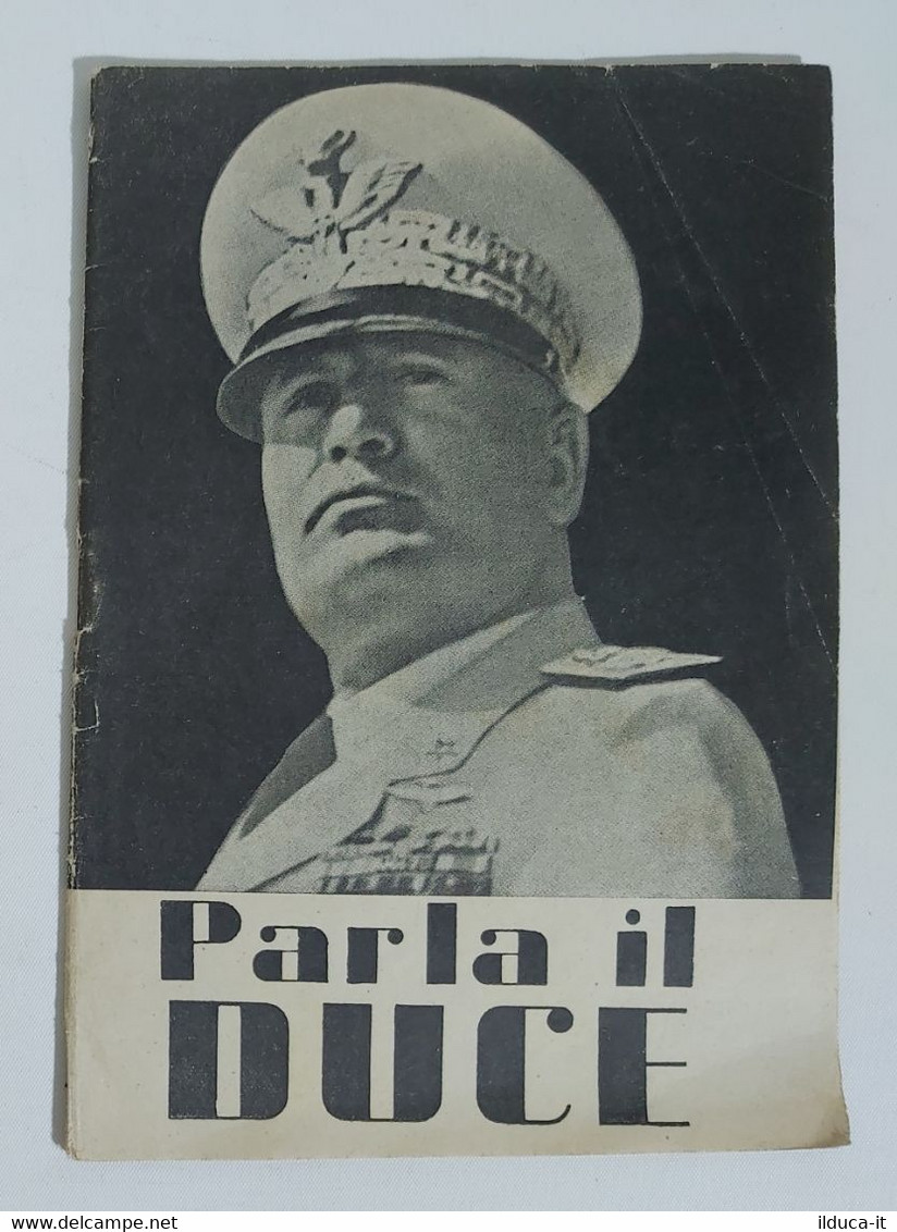 03968 86crt/ - Parla Il Duce - Primo Annuale Intervento - 1941 - Italiaans