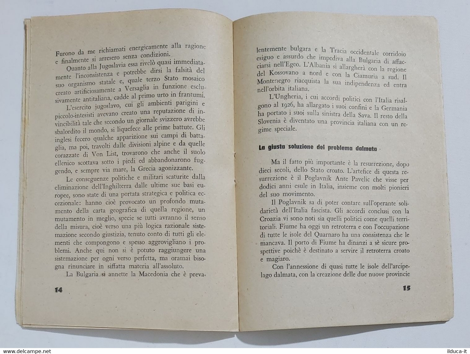 03968 86crt/ - Parla Il Duce - Primo Annuale Intervento - 1941 - Italienisch