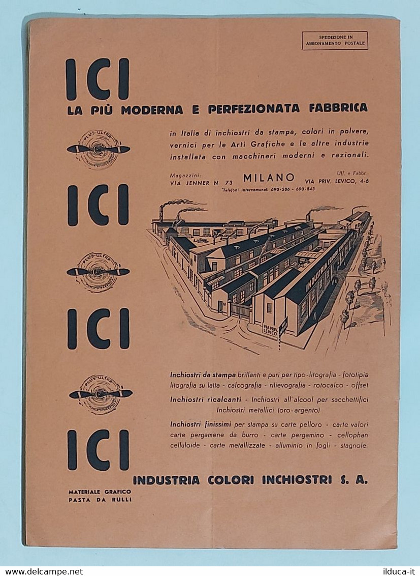 36066 Bollettino Federazione Fascista Esercenti Industria Grafica - 1937