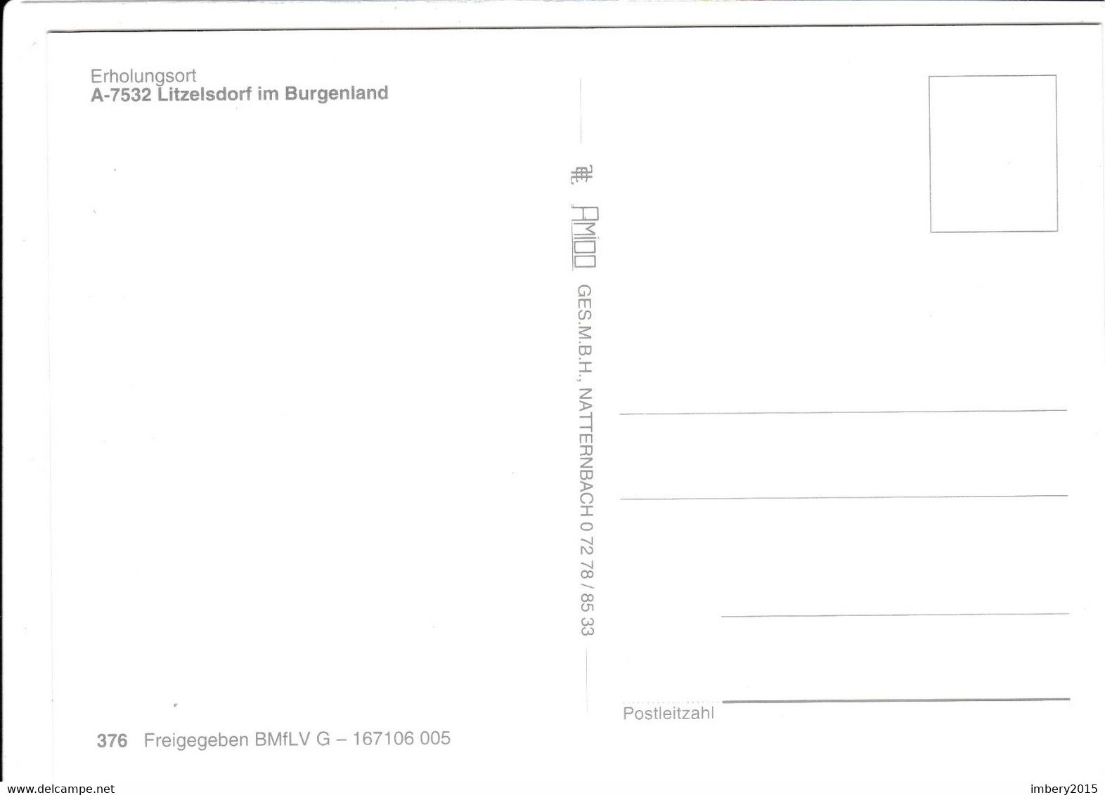 Burgenland Ak LITZELSDORF, Lődös, Licištrof, Ledischa Im Bezirk Oberwart, Österreich Ansichtskarte Austria - Oberwart