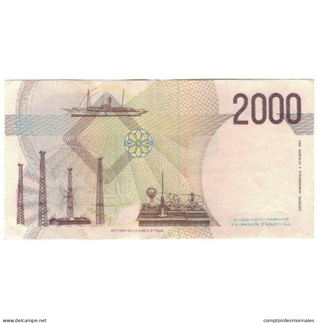Billet, Italie, 2000 Lire, 1990-1992, Undated (1990-92), KM:115, SUP - 2.000 Lire
