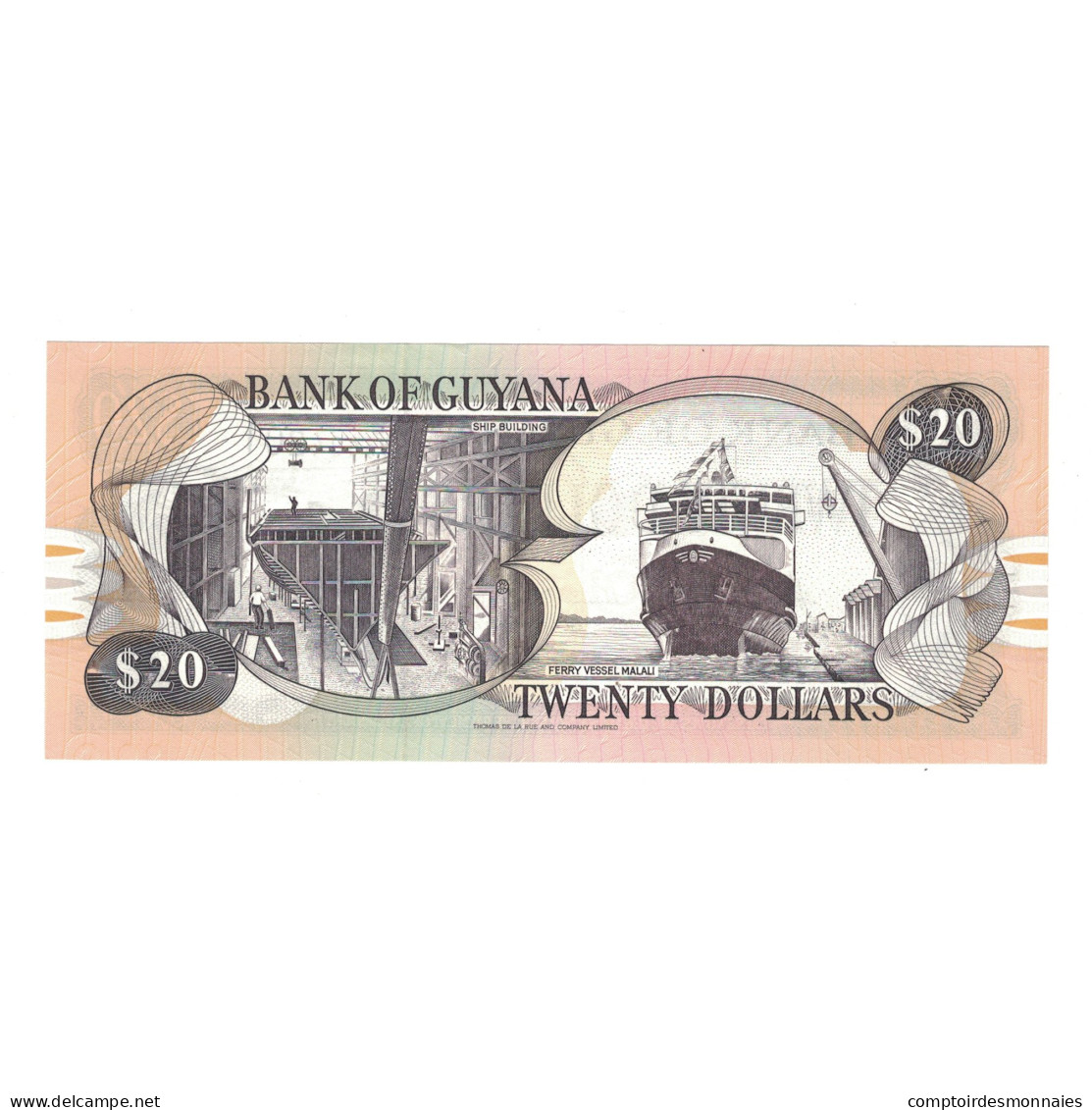 Billet, Guyana, 20 Dollars, Undated (1996), KM:30c, NEUF - Guyana
