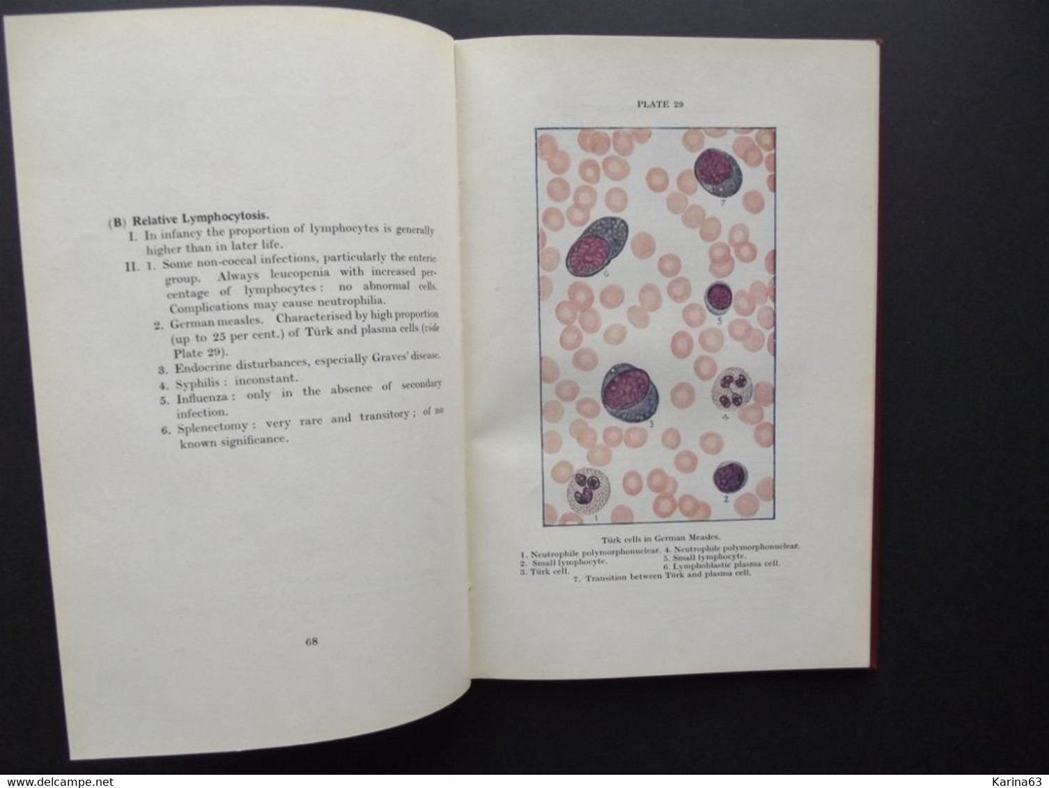 Clinical Atlas Of Blood Diseases - By A. Piney M.D M.R.C.P - Stanl Wyard M.D. F.R.C.P. - 48 Illutrations - 45 Coloured ! - 1900-1949