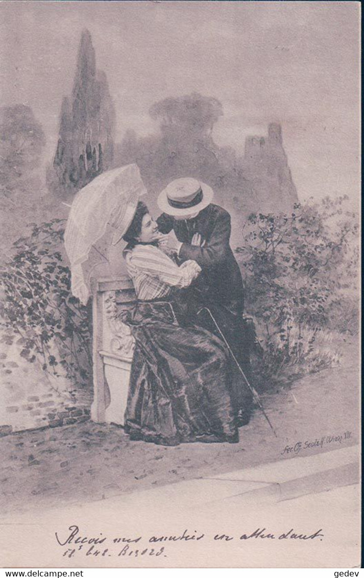 Scolik Charles, Couple, Flirt (21.1.1902) - Scolik, Charles