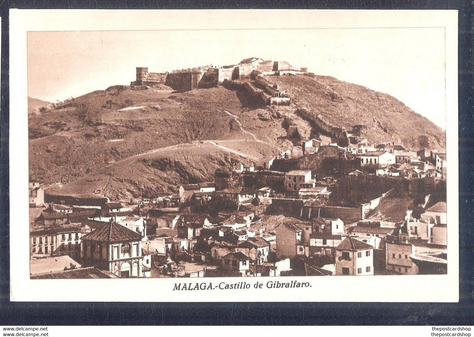 SPAIN MALAGA.Castillo De Gibralfaro Unused - Málaga