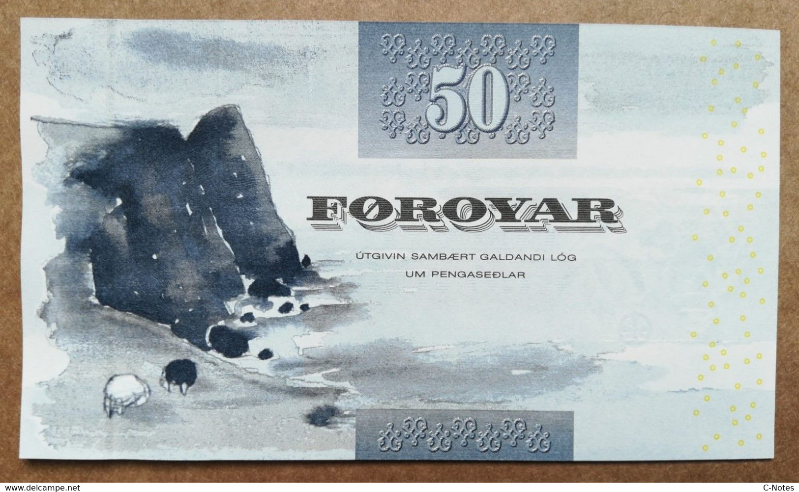 FAEROE ISLANDS - P.24 – 50 Krónur 2001 UNC Serie B0012M 585368M - Faroe Islands