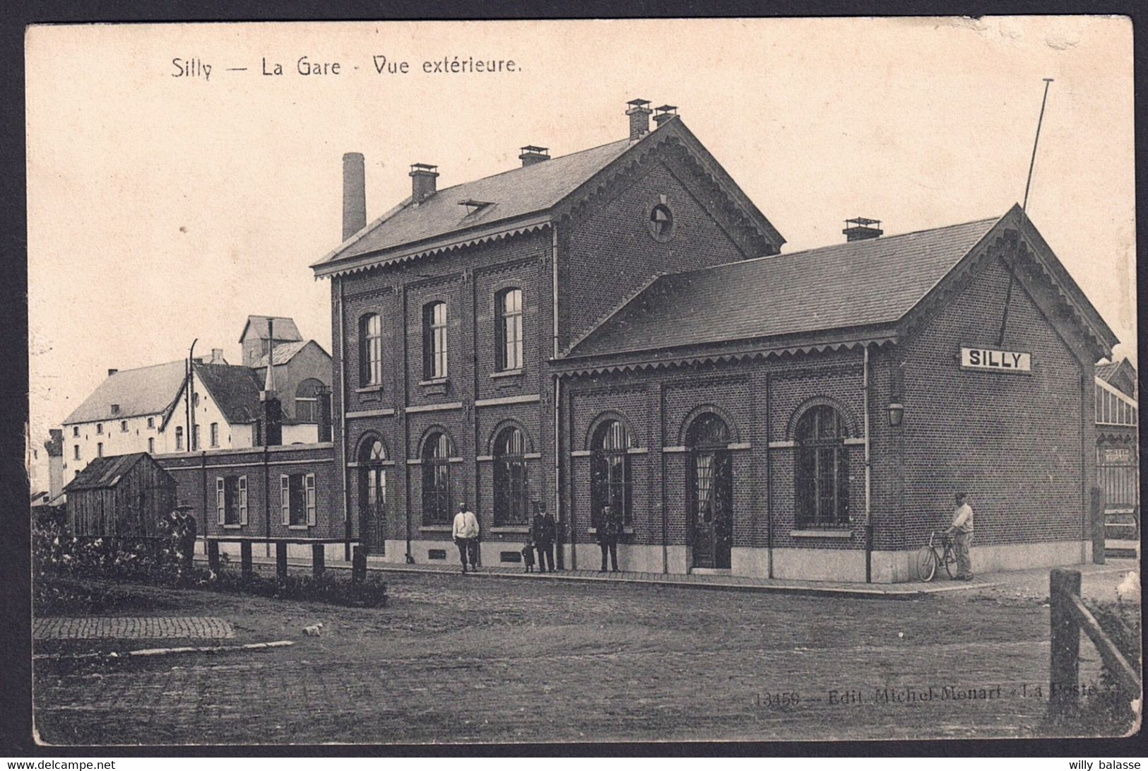 +++ CPA - SILLY - La Gare - Vue Extérieure  // - Silly