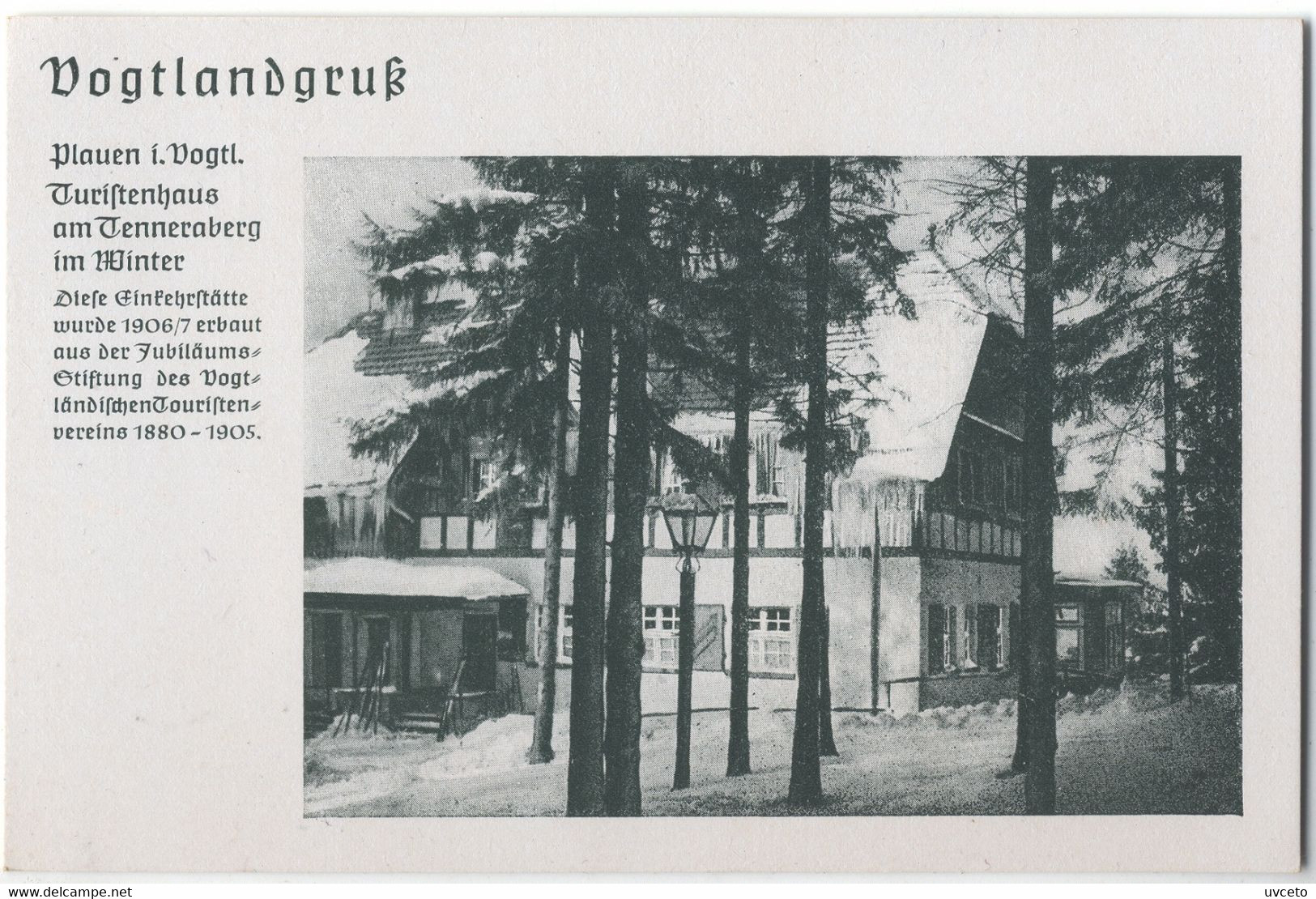 A184d Germany, Touristen Vereinshaus,Tenneraberg, Plauen, Vogtland, Sachsen - Vogtland