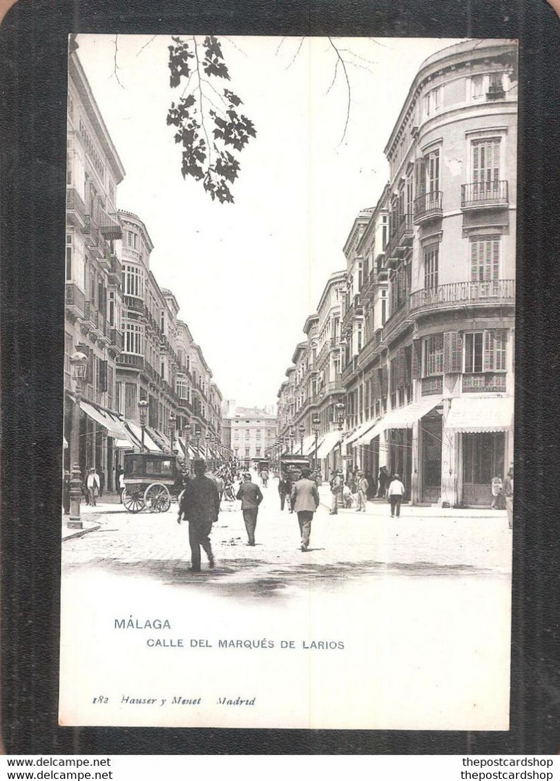 Spain Andalucia MALAGA Calle Del Marques De Larios No. 182 Hauser Y Menet Unused - Málaga