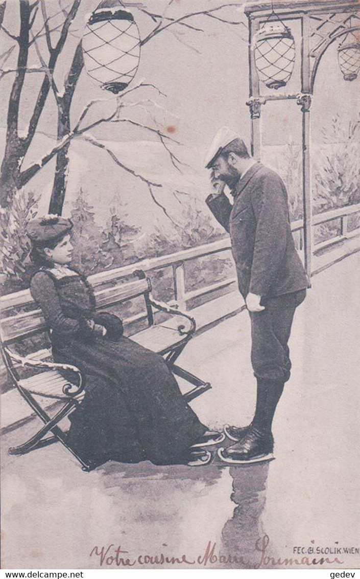 Scolik Charles, Couple, Flirt (15.1.1902) - Scolik, Charles