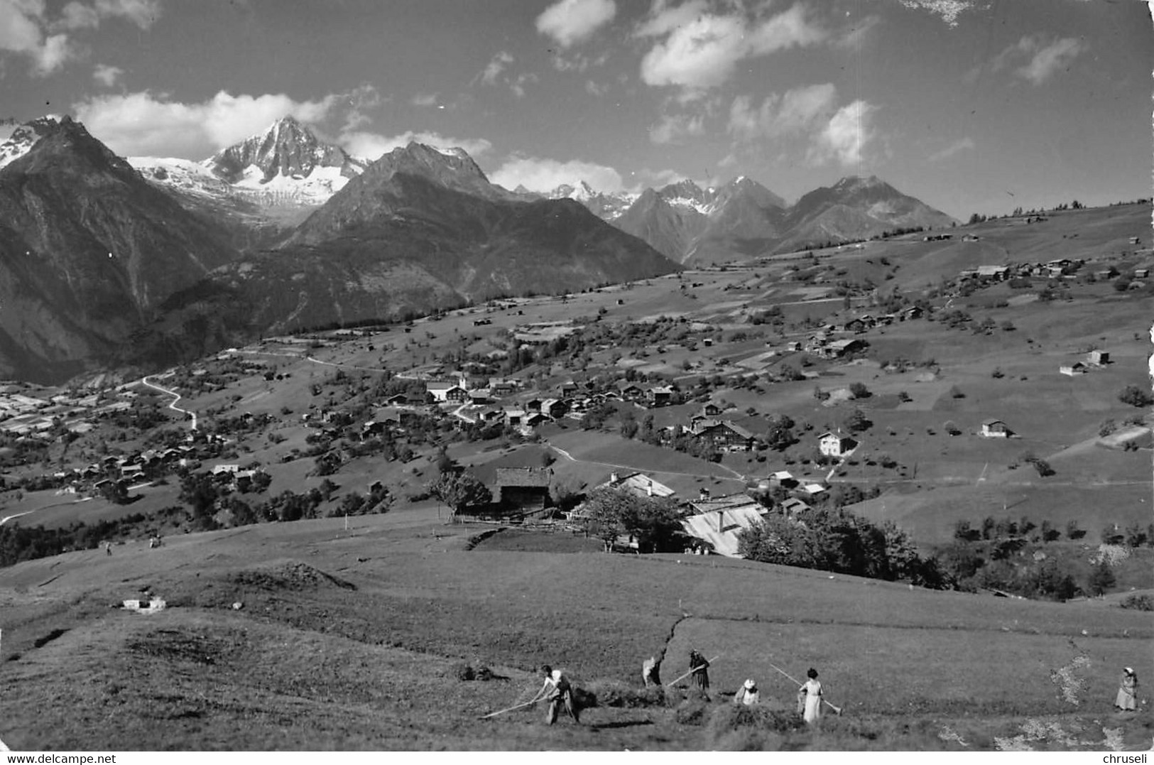 Bürchen Heuet   Gyger Karte - Bürchen