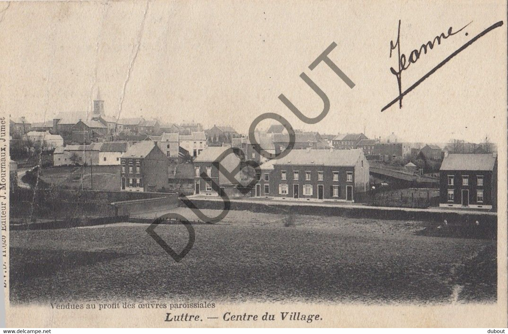 Postkaart/Carte Postale LUTTRE - Centre Du Village  (C874) - Pont-a-Celles