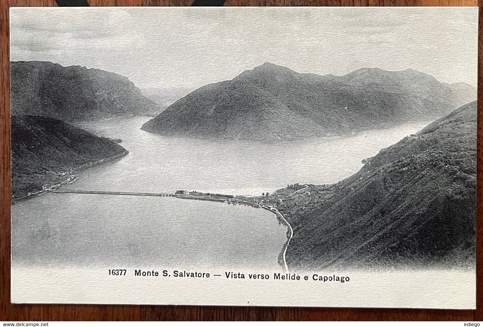 AK: LAGO DI LUGANO - PONTE DI MELIDE & CAPOLAGO 1908... JOLIE ! - Capolago