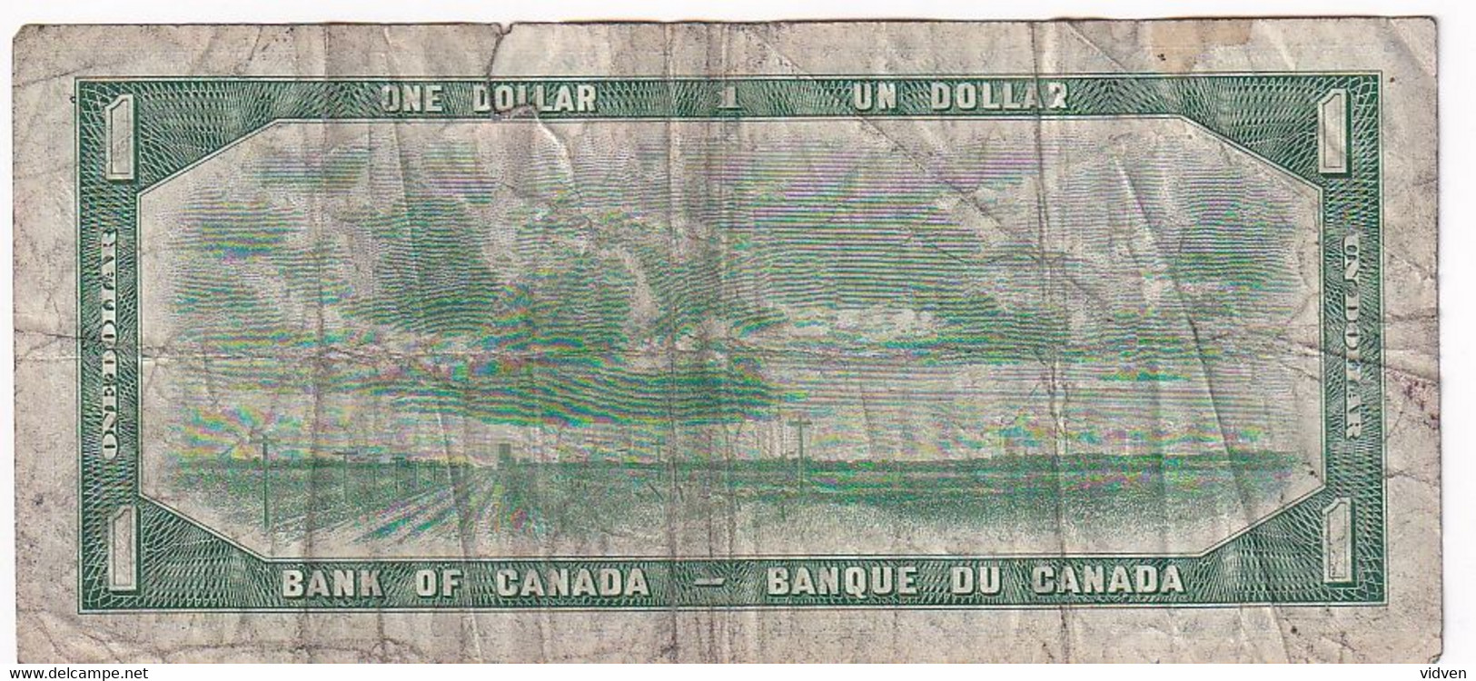 CANADA 1 DOLLAR BANKNOTE 1954 - Canada