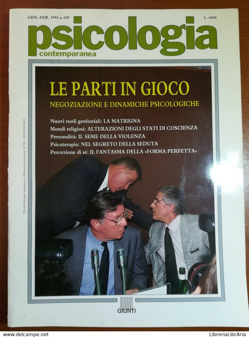 Le Parti In Gioco - AA.VV. - Giunti - 1992- M - Geneeskunde, Psychologie