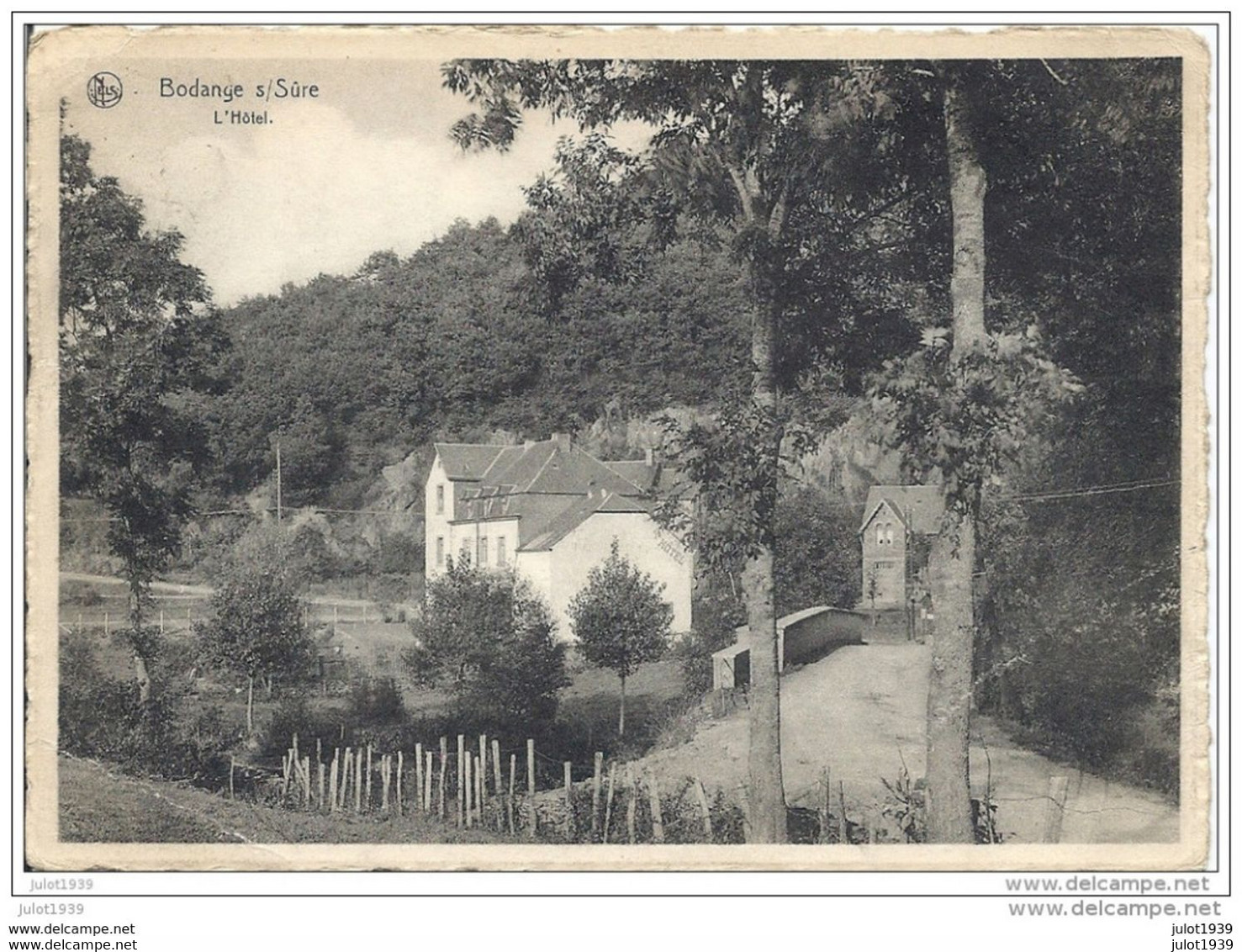 BODANGE ..-- Hôtel De La SURE . 1946 Vers BXL ( Mr J. KNUTZ ) . Voir Verso . - Fauvillers