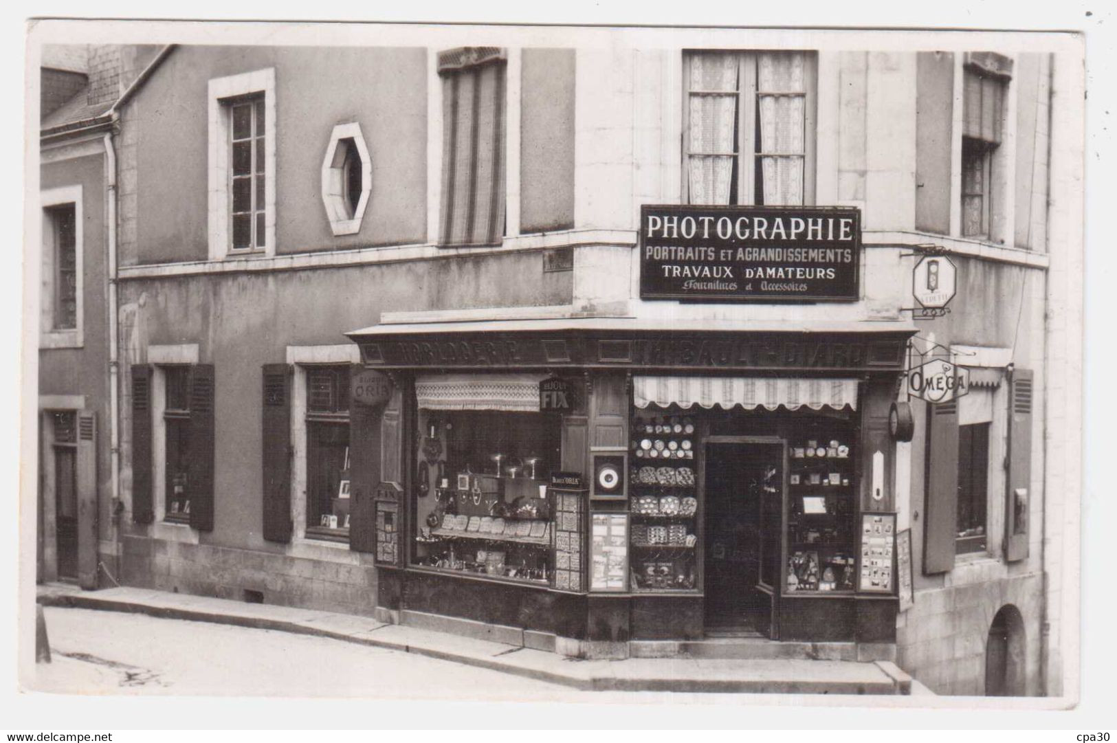 CPA  SARTHE.SILLE Le GUILLAUME.MAGASIN PHOTOGRAPHIE.CARTES POSTALES - Sille Le Guillaume
