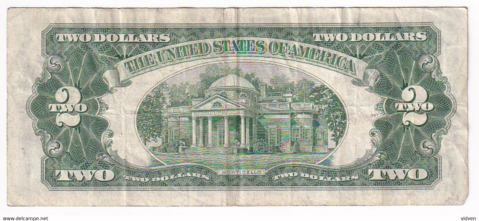 USA - $2 DOLLARS 1928 - Billets Des États-Unis (1928-1953)