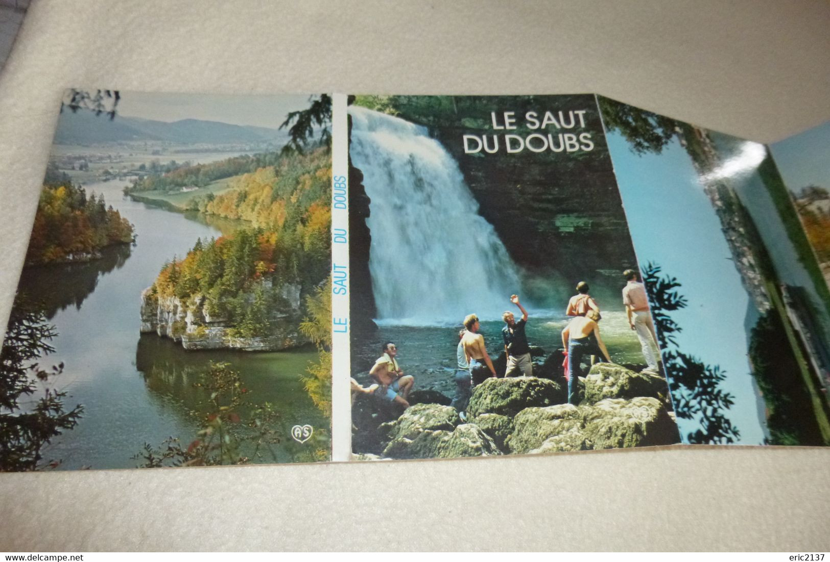 CARNET DEPLIANT DE 7 CARTES DU SAUT DU DOUBS (25 Frontière Franco Suisse) - 5 - 99 Cartes